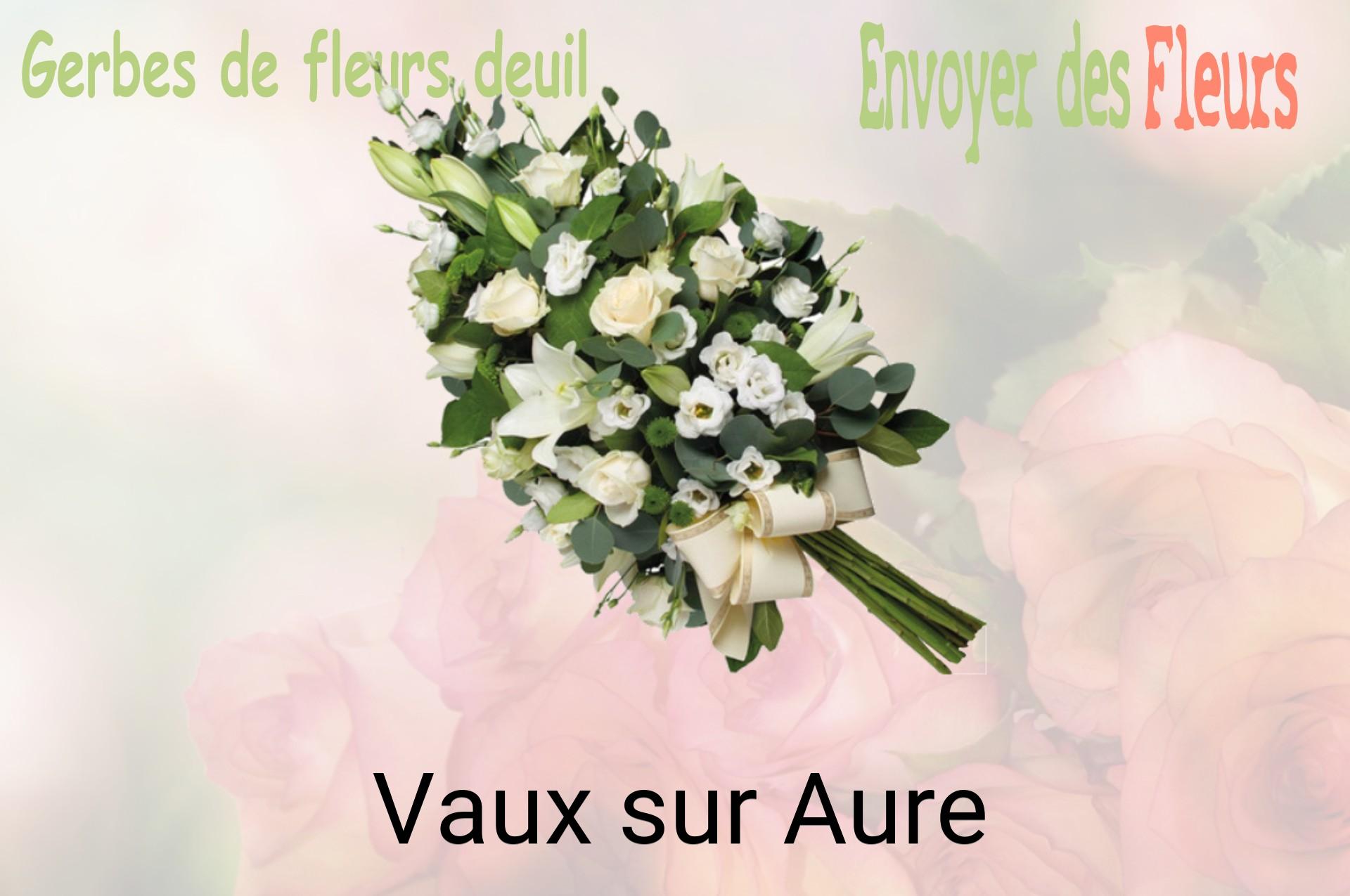 Gerbe de fleurs de deuil livrée à Vaux-sur-Aure